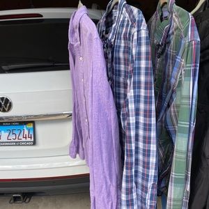 3 large Banana Republic button downs